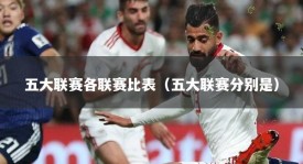 五大联赛各联赛比表（五大联赛分别是）