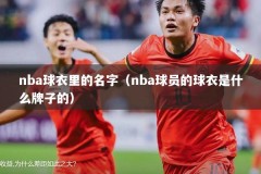 nba球衣里的名字（nba球员的球衣是什么牌子的）
