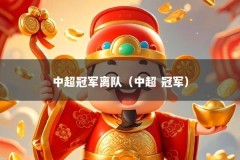 中超冠军离队（中超 冠军）