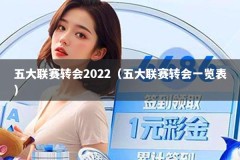 五大联赛转会2022（五大联赛转会一览表）