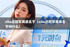 nba总冠军英语名字（nba总冠军英语名字叫什么）