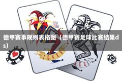 德甲赛事规则表格图（德甲赛足球比赛结果ds）