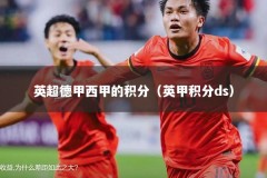 英超德甲西甲的积分（英甲积分ds）